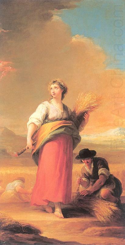 Allegory of Summer, Maella, Mariano Salvador